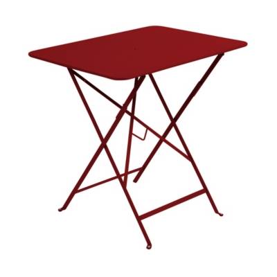 FERMOB  - Bistro Table pliante, rectangulaire, 77 x 57 cm, chili