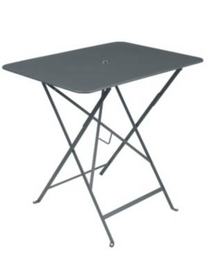FERMOB  - Bistro Table pliante, rectangulaire, 77 x 57 cm, gris orageux