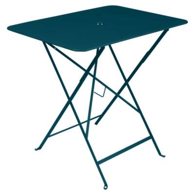 FERMOB  Table BISTRO rectangulaire - 21 bleu acapulco - 77 x 57 cm