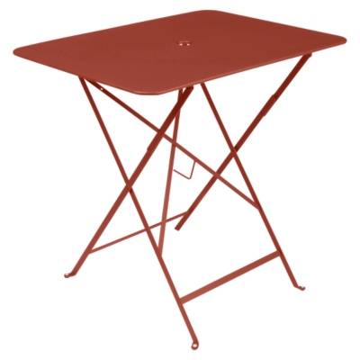 FERMOB  Table BISTRO rectangulaire - 20 ocre rouge - 77 x 57 cm