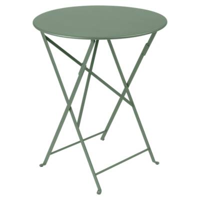FERMOB  Table pliante BISTRO ronde - 82 cactus mat - &Oslash; 60 cm