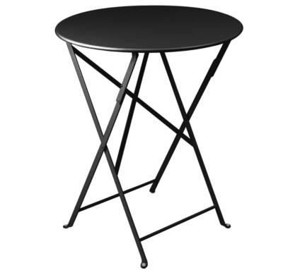 FERMOB  Table pliante BISTRO ronde - 42 r&eacute;glisse - &Oslash; 60 cm