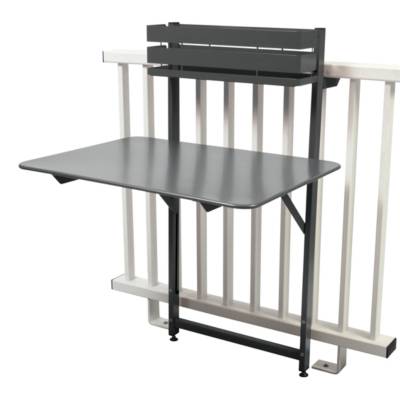 FERMOB Table pliable balcon Bistro acier carbone 57 x 77 cm
