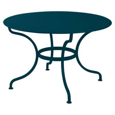 FERMOB Table ronde  Romane, 6/8 personnes Bleu acapulco