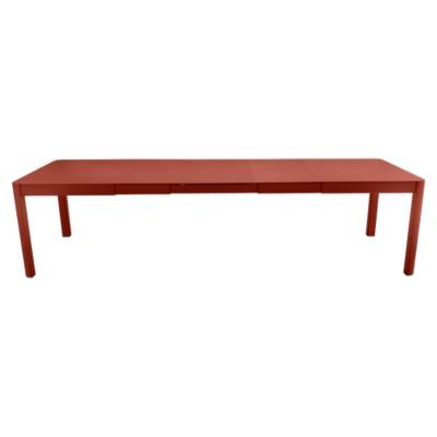 FERMOB  Table Ribambelle - 20 ocre rouge - 3 Rallonges