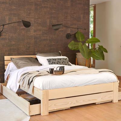 CAMIF Taie de traversin percale bio Elise  43 x 185 cm Blanc