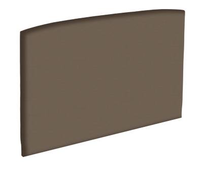 EPEDA T&ecirc;te de lit D&eacute;co Galb&eacute;e  160 cm Enduit cappucino