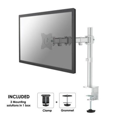 NEOMOUNTS  NEWSTAR Flat Screen Desk Mount 1 Screen Silver 8kg