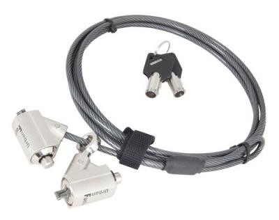 URBAN FACTORY  Cable de protection antivol - 2m - Noir