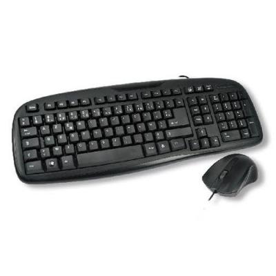 MCL  ACK-2012/N clavier USB AZERTY Fran&ccedil;ais Noir