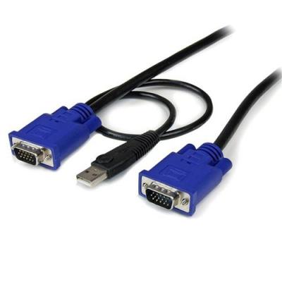 STARTECH.COM StarTech 2-in-1 c&acirc;ble vid&eacute;o / USB - 3.05 m