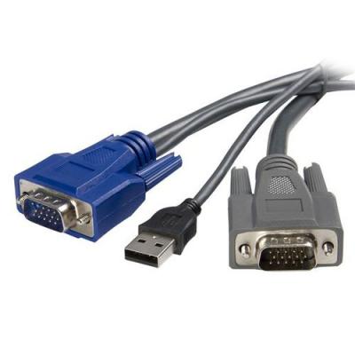 STARTECH.COM Startech 1.8m Ultra-thin Usb Vga 2 In 1 Kvm Cable Bleu,Gris