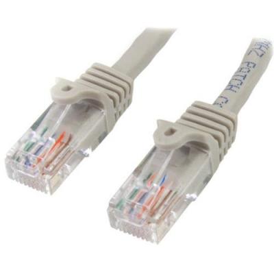 STARTECH.COM Startech 0.5m Snagless Cat5e Patch Cable Gris