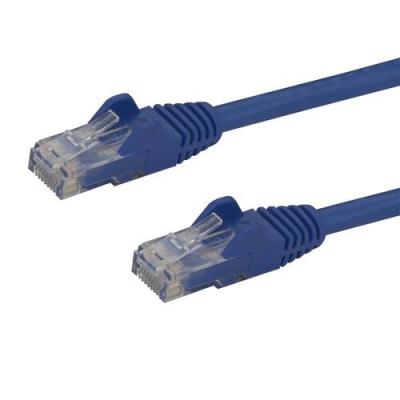 STARTECH.COM STARTECH C&acirc;ble r&eacute;seau Cat6 Gigabit UTP sans crochet de 10m - M/M - Bleu