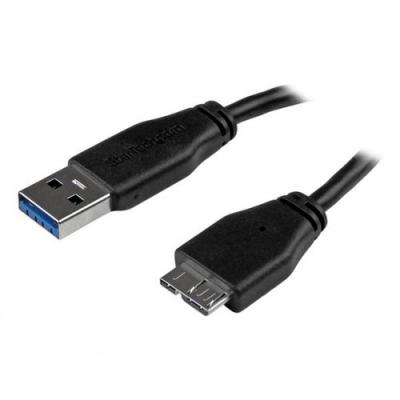 STARTECH.COM Startech 15cm 6in Slim Usb 3.0 Micro B Cable Noir
