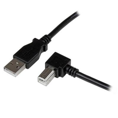 STARTECH  2m Usb 2.0 A To Right Angle B Cable M/m Noir
