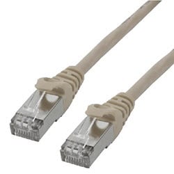 MCL SAMAR  FCC6BM-50M Cordon de brassage RJ45 CAT 6 F/UTP 50m Gris