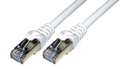 MCL  Samar FCC6BM-3M/W Cordon de brassage RJ45 CAT 6 F/UTP 3m Blanc