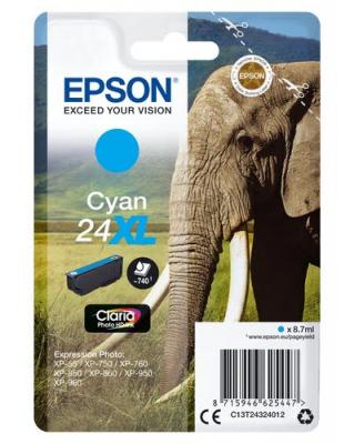EPSON  Cartouche C13T24324012 24XL - Cyan