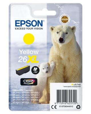 EPSON  Cartouche C13T26344012 26XL- Yellow