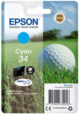 EPSON cartouche  BALLE DE GOLF 34 CYAN