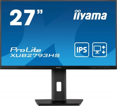IIYAMA Ecran PC  XUB2793HS-B6 27"" FHD/100Hz/1ms/Pivot/FreeSync