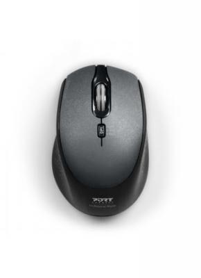 PORT DESIGNS Souris Pro Silencieuse Sans Fil Noire - Port Connect