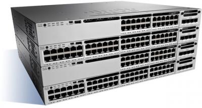CISCO  Catalyst WS-C3850-24P-S commutateur r&eacute;seau G&eacute;r&eacute; L3 Gigabit Ethernet (10/100/1000) Connexion Ethernet, supportant l'alimentation via ce port (PoE) Noir, Gris - Neuf