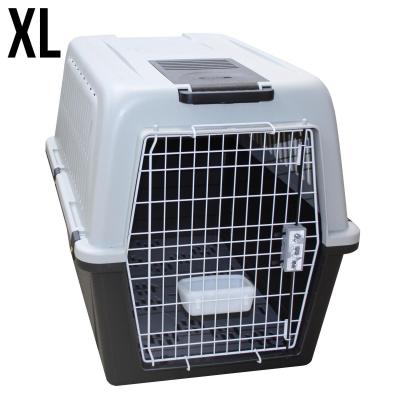 SOLOGNAC Caisse transport pour 1 chien taille XL 91x61x66,5cm - Norme IATA