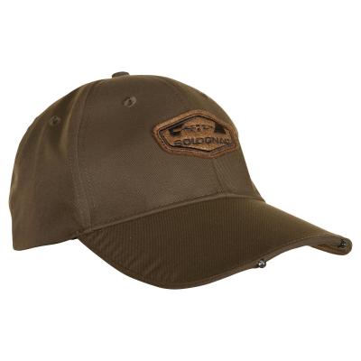 SOLOGNAC CASQUETTE ECLAIRANTE LED MARRON