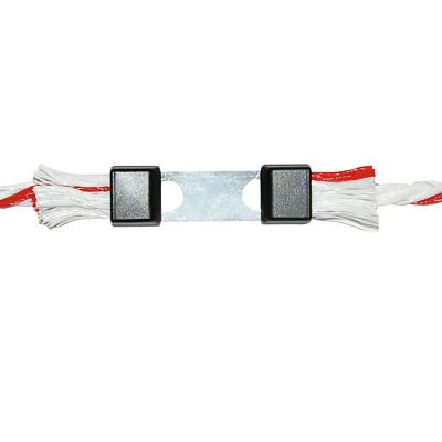 AKO Accessoire pour cl&ocirc;ture connecteur cordelette acier inoxydable  Litzclip (x5)