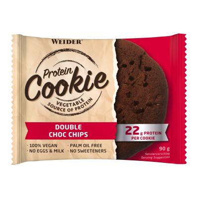 WEIDER Cookie Prot&eacute;in&eacute; Double Choc Chips 100% Vegan 90g - 