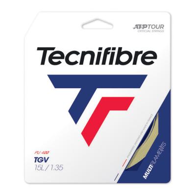TECNIFIBRE Cordage De Tennis Multifilaments Tgv 1.35mm Naturel - 