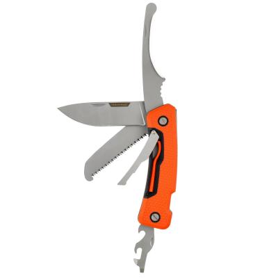 SOLOGNAC Couteau chasse multifonctions X7 Orange