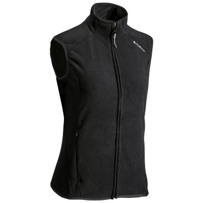 QUECHUA Gilet polaire de randonn&eacute;e montagne femme, MH100 noir