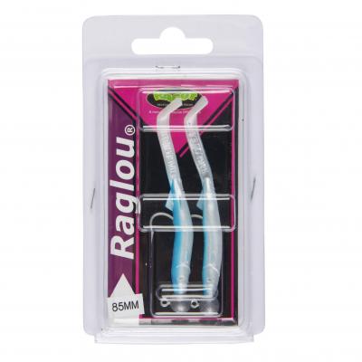 DECATHLON Leurre Raglou spid 8.5cm gris x2 p&ecirc;che en mer