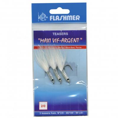 FLASHMER Teaser  Maxi Vif Argent 8cm : Coloris  - Dos Bleu