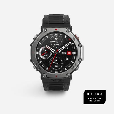 AMAZFIT Montre connect&eacute;e sport GPS &eacute;cran AMOLED, T-Rex 3 noir - 