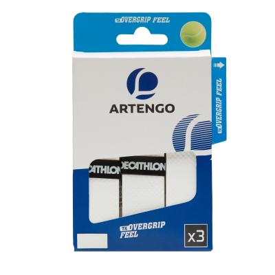 KUIKMA Overgrip de tennis tacky blanc lot de 3