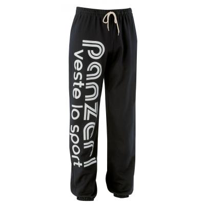 PANZERI Pantalon Jogging  Uni Noir Blanc