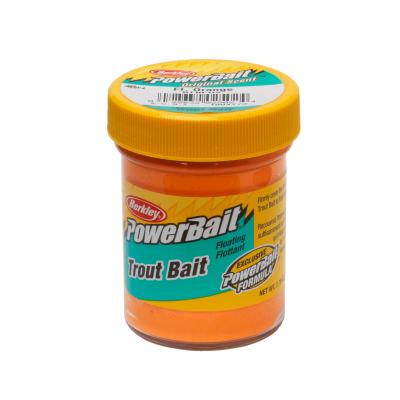 CAPERLAN PATE A TRUITE PECHE DE LA TRUITE EN ETANG AUX APPATS POWERBAIT ORANGE