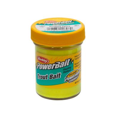 CAPERLAN PATE A TRUITE PECHE DE LA TRUITE EN ETANG AUX APPATS POWERBAIT SUNSHINE YELLOW