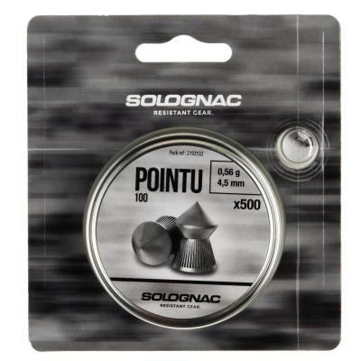 SOLOGNAC PLOMB POINTU 4,5mm X500q