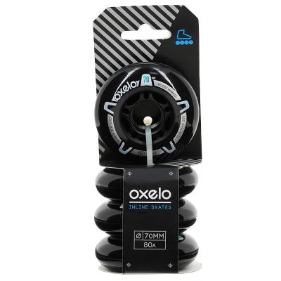 OXELO 4 roues de roller en ligne enfant FIT 3 70MM 80A