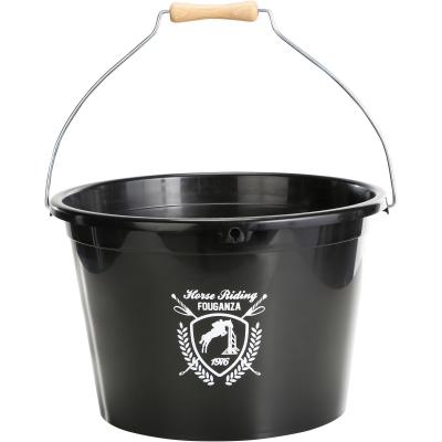 FOUGANZA Seau d'&eacute;curie &eacute;quitation 17 L - noir