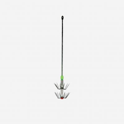 FLASHMER Turlutte aiguille INOX 15cm p&ecirc;che des seiches/calamars p&ecirc;che en mer