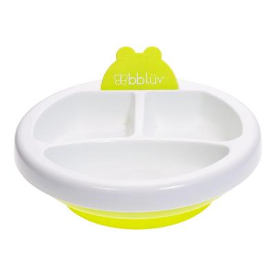 BBLUV Assiette chauffante pour b&eacute;b&eacute; Plat&ouml; lime