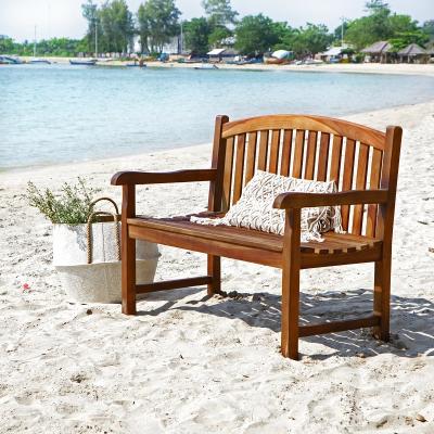 BERAH GETAH Banc de jardin en teck huil&eacute; - GardenAndCo - 120 cm