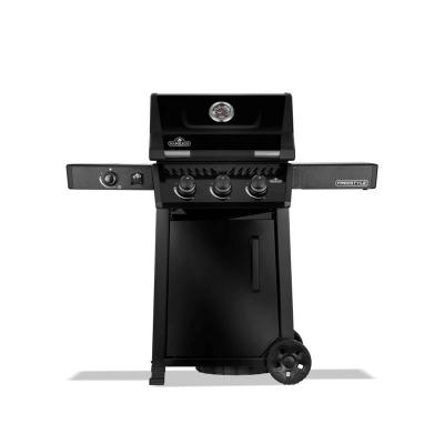 NAPOLEON Barbecue &agrave; gaz Freestyle 365 + R&eacute;chaud lat&eacute;ral - Noir