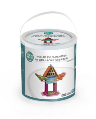 SAPIN MALIN  Baril de 100 Planchettes en Bois - D&egrave;s 3 ans